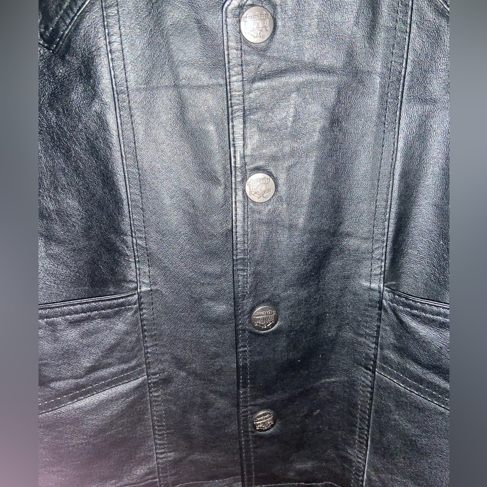 INTERSTATE LEATHER VEST GENUINE LEATHER - Picture 4 of 5